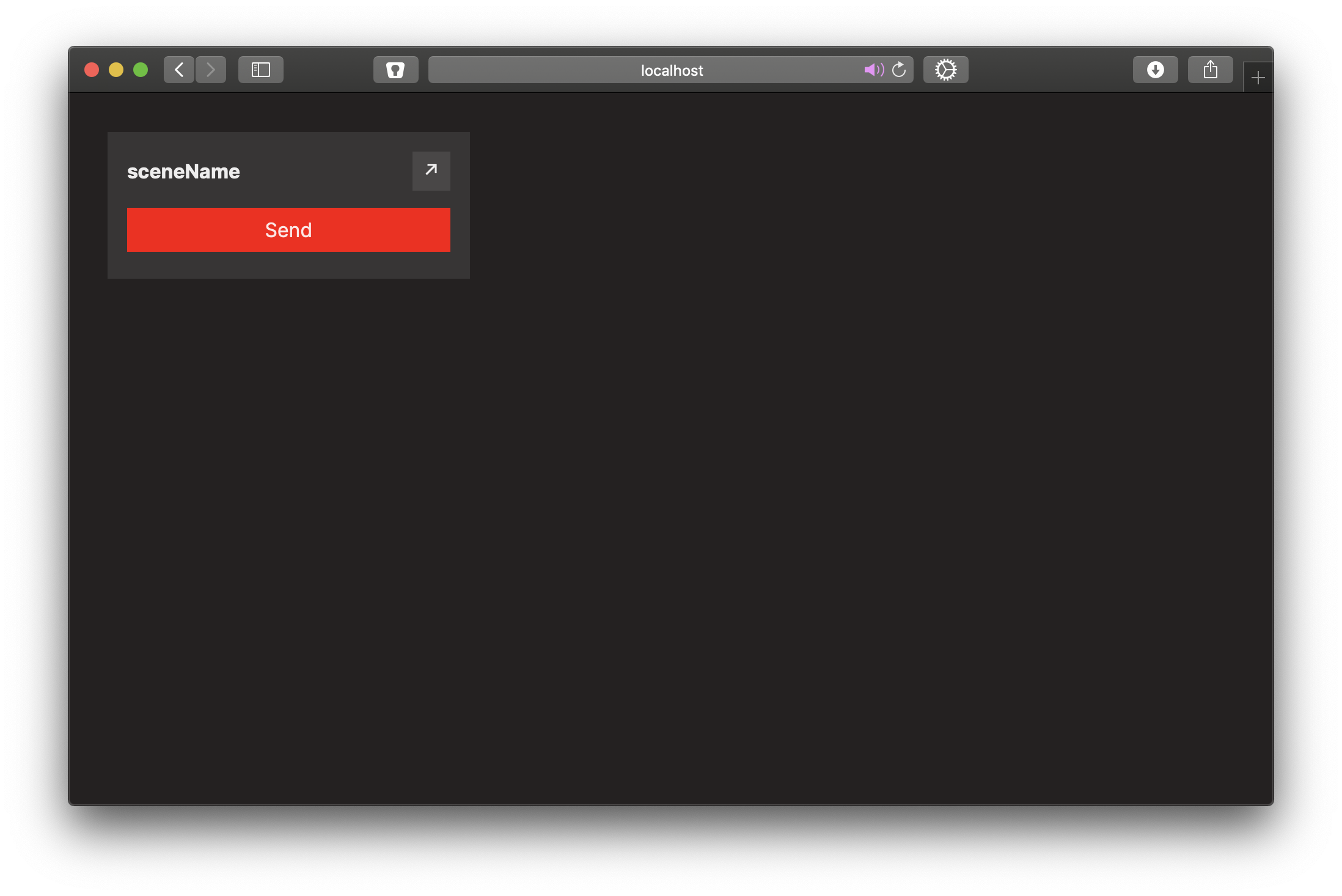 The resulting remote UI